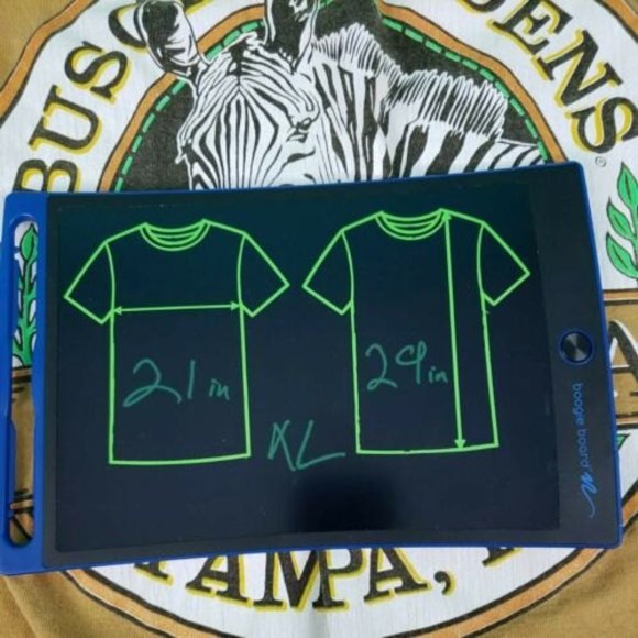 Vintage Busch Gardens Zebra Animal Nature Gold T-Shirt 90s Size XL Single Stitch - Picture 2 of 9